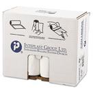 Can Liner CPU IBSSL3036XHW2 de baixa densidade 30L 70 mil branco 25/rolo