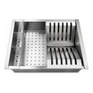 Canal Organizador Para Cuba Inox De Medidas 75x45 Ou 83x45 Canal Organizador Para Cuba Inox De Medidas 75x45 Ou 83x45
