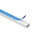 Canaleta 2 Divisórias Cabos Fios Fita Dupla Face Branco 1m