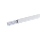 Canaleta Plástica Branca com Divisória Adesivada Externa 20mm x 2m - Plasbhon Canaleta Plástica Branca com Divisória Adesivada Externa 20mm x 2m - Plasbhon