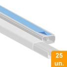 Canaleta Plastilit PVC Branca 20x10x2000mm com Fita Dupla Face - Embalagem com 25 Unidades Canaleta Plastilit PVC Branca 20x10x2000mm com Fita Dupla Face - Embalagem com 25 Unidades
