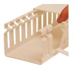 Canaleta Recorte Aberto Creme 50x50mm 2 Metros - Dutoplast