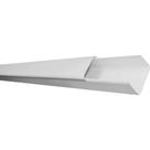 Canaleta Split 2M 8 cm X 7 cm CB80 Branco Perfiltec