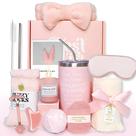 Canasta de Regalo DUGYGA Set de Spa Relajante con Vaso Térmico y Vela Canasta de Regalo DUGYGA Set de Spa Relajante con Vaso Térmico y Vela