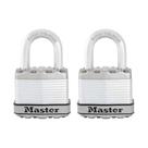 Candado Master Lock M1XT Magnum Heavy Duty Pack de 2 con Llave Iguales