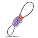 Candados TSA para Equipaje Lewis N Clark 3X Security, Juego de 1, Morado