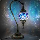 Candeeiro de cabeceira Yarra-Decor Turco Marroquino Tiffany Glass Candeeiro de cabeceira Yarra-Decor Turco Marroquino Tiffany Glass