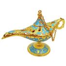 Candeeiro de decoração Hourwof Aladdin Genie Vintage Legend Blue Candeeiro de decoração Hourwof Aladdin Genie Vintage Legend Blue