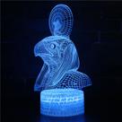 Candeeiro de mesa 3D acrílico de Halloween LED com controle remoto