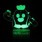 Candeeiro de mesa 3D Cartoon Anime LED Colorful Touch Night Light
