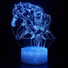 Candeeiro de mesa 3D Cartoon Jojo's Bizarre Adventure LED Night Light