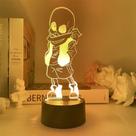 Candeeiro de mesa 3D Night Light USB Undertale Magic Book Game