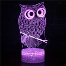 Candeeiro de mesa 3D Owl Eagle Bird Lâmpada estereoscópica visual USB Candeeiro de mesa 3D Owl Eagle Bird Lâmpada estereoscópica visual USB