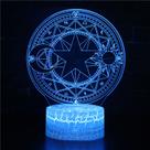Candeeiro de mesa de acrílico 3D Night Light Eastern Deities Creative Candeeiro de mesa de acrílico 3D Night Light Eastern Deities Creative