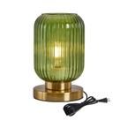 Candeeiro de Mesa Feasey Mid Century Modern - Vidro Verde