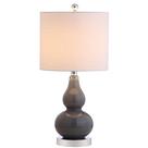 Candeeiro de mesa JONATHAN Y Anya 20.5 Mini Glass LED cinza