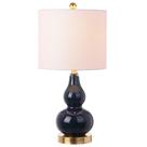 Candeeiro de mesa JONATHAN Y Anya 20.5 Mini Glass LED Navy