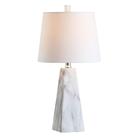 Candeeiro de mesa JONATHAN Y JYL1037A Owen 20.5 Resina LED de mármore branco