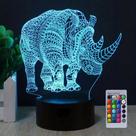 Candeeiro de mesa LED 3D Night Light Atmosphere Animal