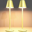 Candeeiro de mesa LED sem fio Timjorman com bateria recarregável