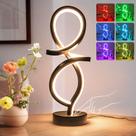 Candeeiro de mesa Mayful Modern LED Spiral RGB 15W 7 cores