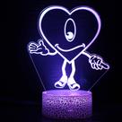 Candeeiro de mesa Michael Jackson 3D Music Singer LED Light