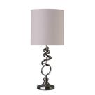 Candeeiro de mesa ORE International Milo Abstract Brushed Silver Candeeiro de mesa ORE International Milo Abstract Brushed Silver