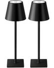 Candeeiro de mesa sem fio KDG, pacote com 2 lâmpadas de mesa LED, bateria de 5000mAh