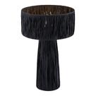 Candeeiro de mesa TOV Furniture Shelby Rafia Black
