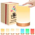 Candeeiro de mesa UNIFUN Touch Sensor com luz RGB regulável
