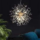 Candelabro CM MZY Modern Crystal Firework em ouro claro 8