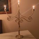 Candelabro Dourado Premium 5046 cm Decoração Clássica e Sofisticada Artesanal Candelabro Dourado Premium 5046 cm Decoração Clássica e Sofisticada Artesanal