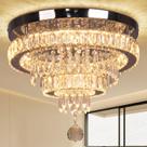 Candelabro Finktonglan 16 Crystal 2 Anéis LED 40W 2700K Warm