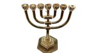 Candelabro Menorá Bronze Redondo