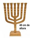 Candelabro Sete Pontas - Menorah Grande 40 CM Candelabro Sete Pontas - Menorah Grande 40 CM