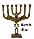 Candelabro Sete Pontas - Menorah Grande 48CM