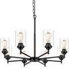 Candelabro Sucolite 33,5" 8 luzes Modern Farmhouse Preto Candelabro Sucolite 33,5" 8 luzes Modern Farmhouse Preto