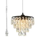 Candelabro YONGYIPE Mini Crystal Modern Flush Mount Teto