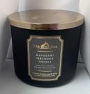 Candle Bath & Body Works White Barn 3-Wick 430 ml de madeira de teca de mogno