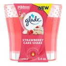 Candle Jar Glade Air Freshener Strawberry Cake Shake 100mL