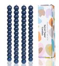 Candle LPUSA Navy Spiral Taper 10", conjunto sem gotejamento, 4