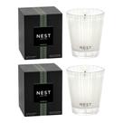 Candle NEST New York com aroma de bambu, 240 ml, pacote com 2 Candle NEST New York com aroma de bambu, 240 ml, pacote com 2