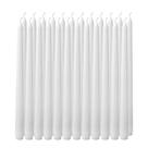 Candlesee, pacote com 24 velas brancas, cônicas de 25 cm, sem perfume Candlesee, pacote com 24 velas brancas, cônicas de 25 cm, sem perfume