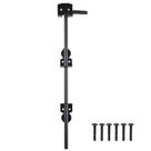 Cane Bolt Drop Rod SANKINS 18 cm Heavy Duty Black Steel Cane Bolt Drop Rod SANKINS 18 cm Heavy Duty Black Steel