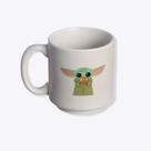 Caneca 100ml Mini Tina Baby Yoda Star Wars Zona Criativa - LC