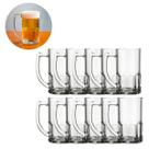 Caneca 320ML Resistente Vidro Vitamina Bebidas Drinks - 10 UN