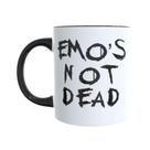 Caneca 325ml Alça Preta Emo's Not Dead