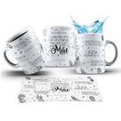 Caneca 325ml Dia Das Mães Minimalista Rainha, Guerreira