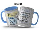 Caneca 325ml Feliz dia dos pais amigo parceiro super pai