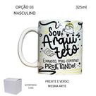 Caneca 325ml Flork Arquitetura Arquiteta Arquiteto